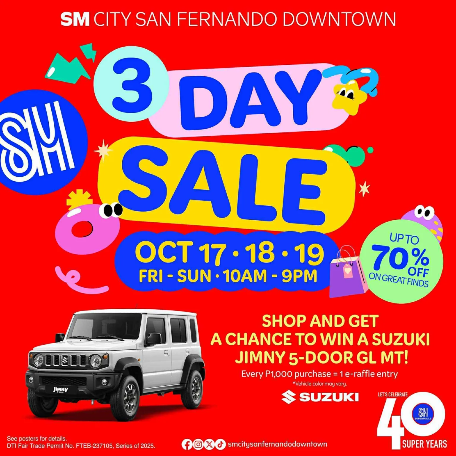 Shop and Save Big at SM City San Fernando Downtown 3-Day Sale